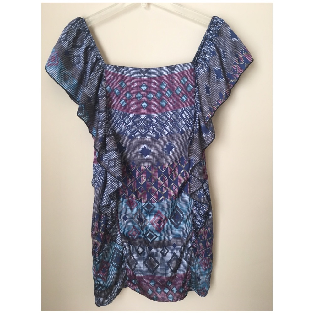 Anthropologie Poema Off the Shoulder Dress